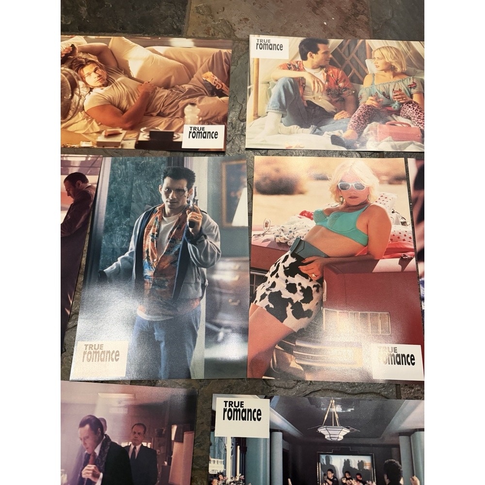 True Romance 1993 ORIG USA(12) 8X12 LOBBY CARD SET CHRISTIAN SLATER DennisHopper